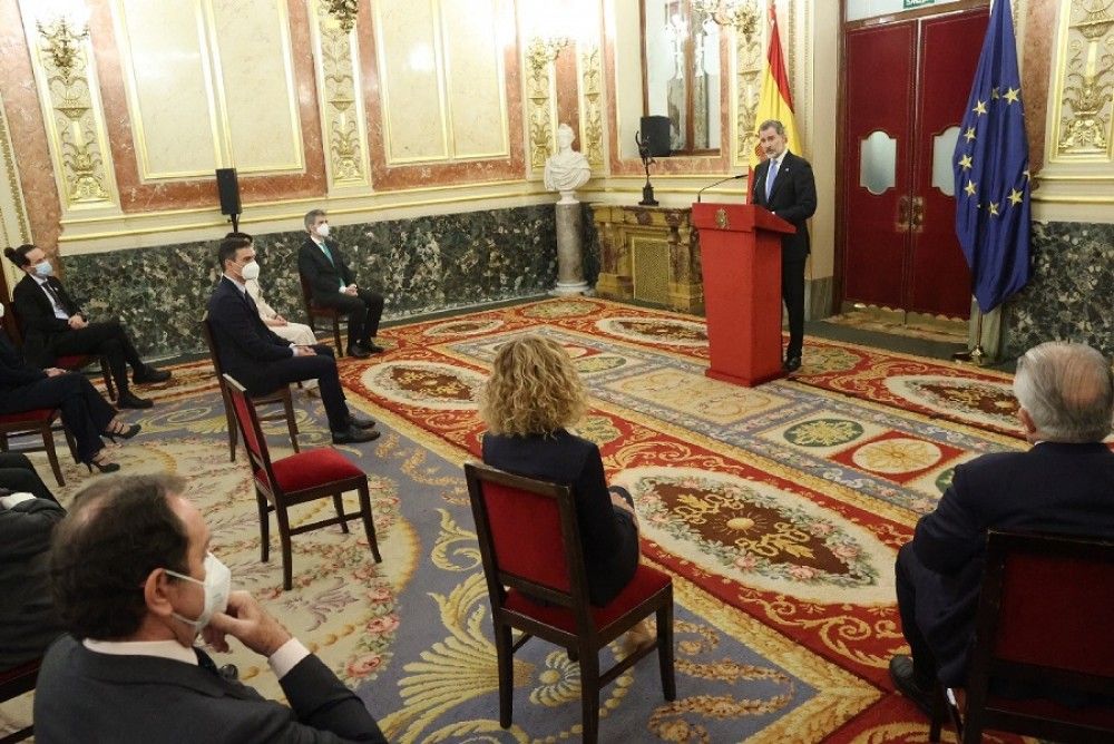 Acto institucional en el Congreso por el 40 aniversario del intento de golpe de Estado del 23-F