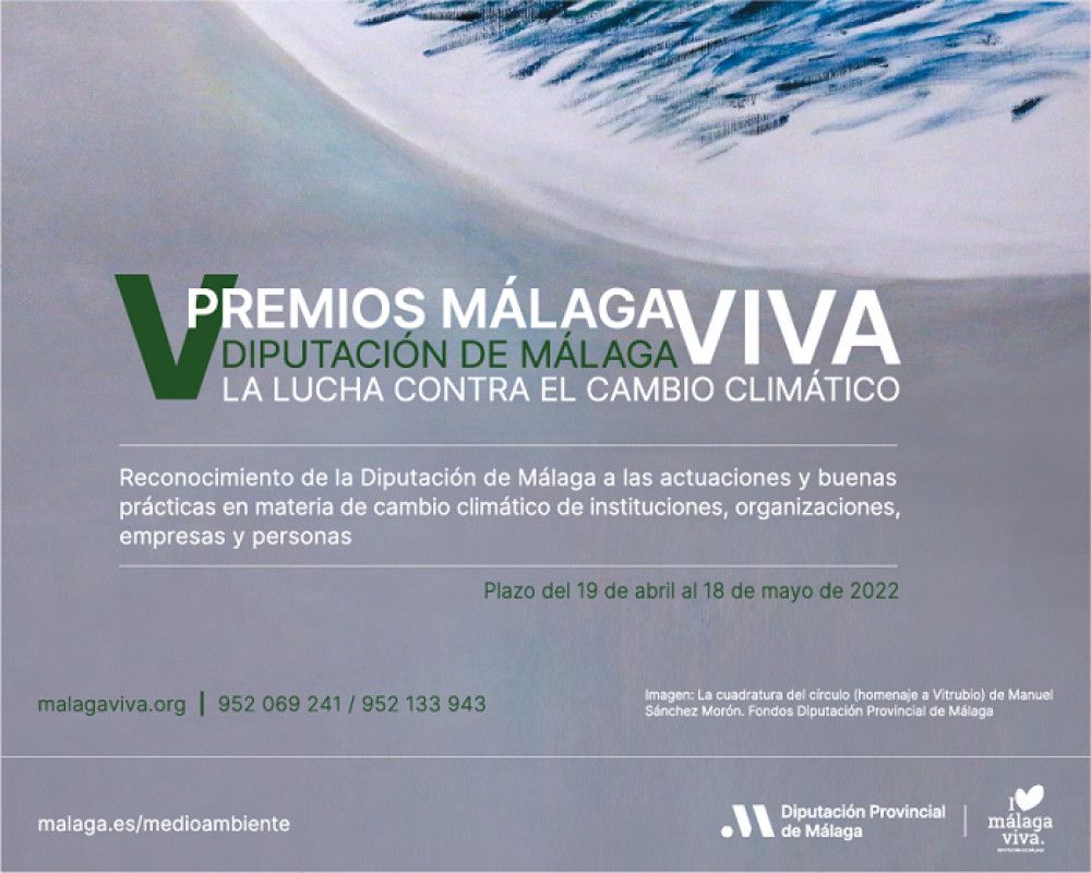 La Diputación abre el plazo para la presentación de candidaturas a los V Premios Málaga Viva’