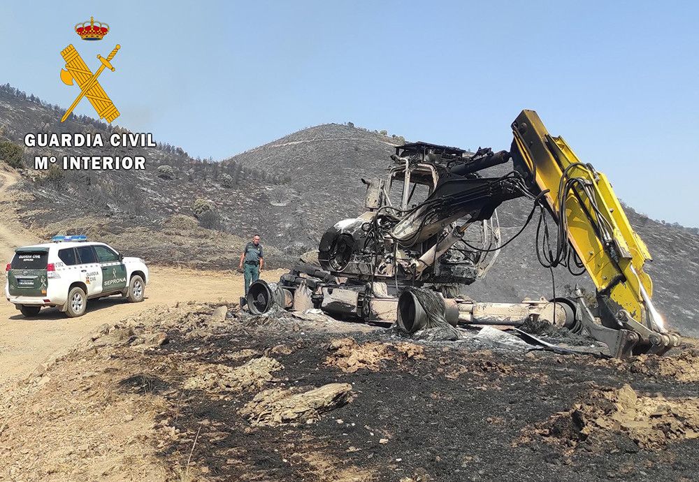 El incendio de Ateca, en Zaragoza, fue provocado por la realización de trabajos de reforestación