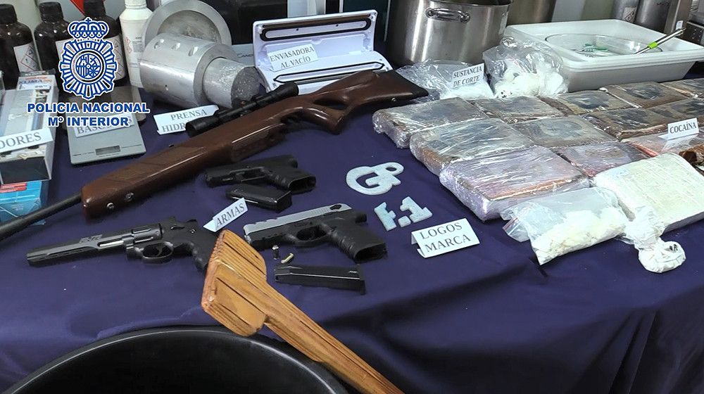 La Policía Nacional detiene a un reconocido “chef de la droga” en una operación contra la producción y tratamiento de cocaína