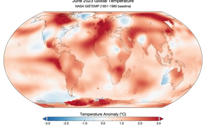 Este mes de junio ha sido el más caluroso jamás registrado