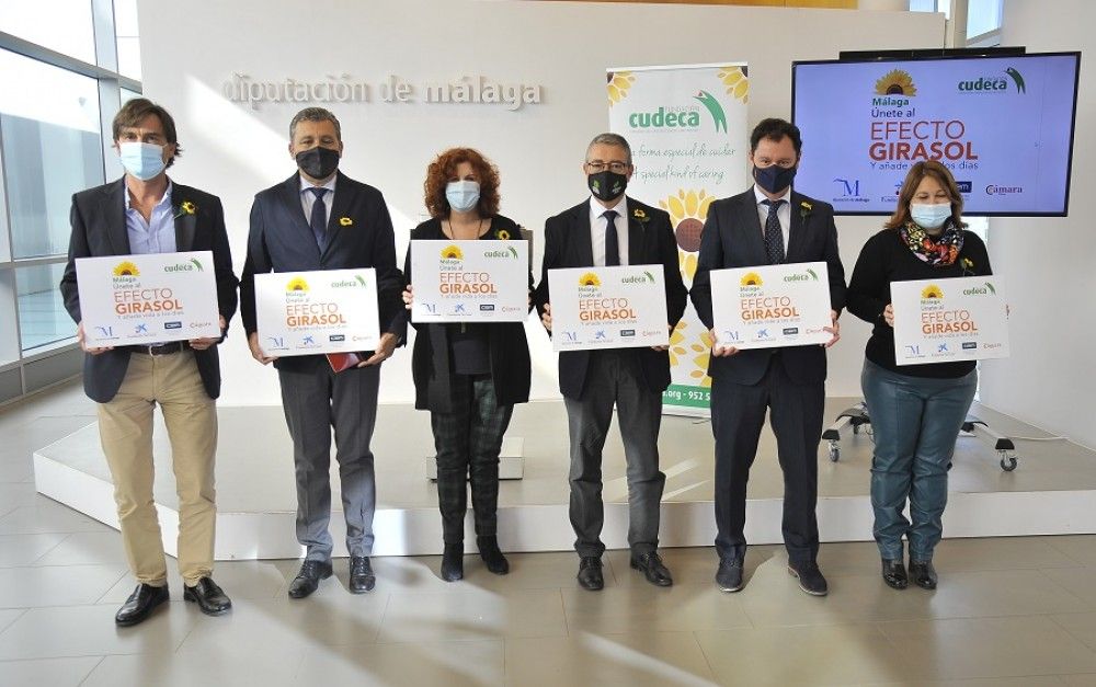 La Diputación se suma al Efecto Girasol de Cudeca, que pretende recaudar 185.000 euros
