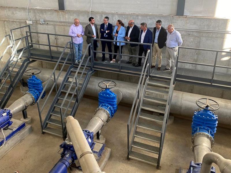 Inaugurada la conexión de los tratamientos terciarios de la EDAR de Rincón de la Victoria y el Plan Guaro
