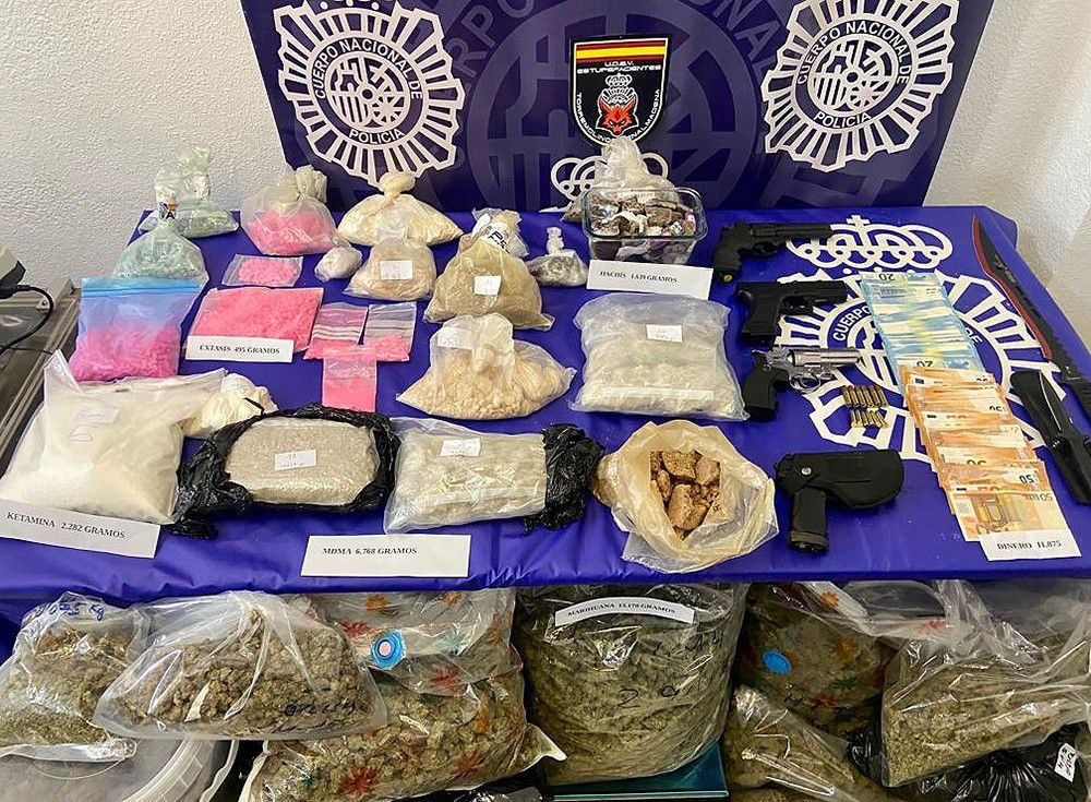 La Policía Nacional desarticula un entramado asentado en Benalmádena que suministraba drogas en festivales y fiestas privadas