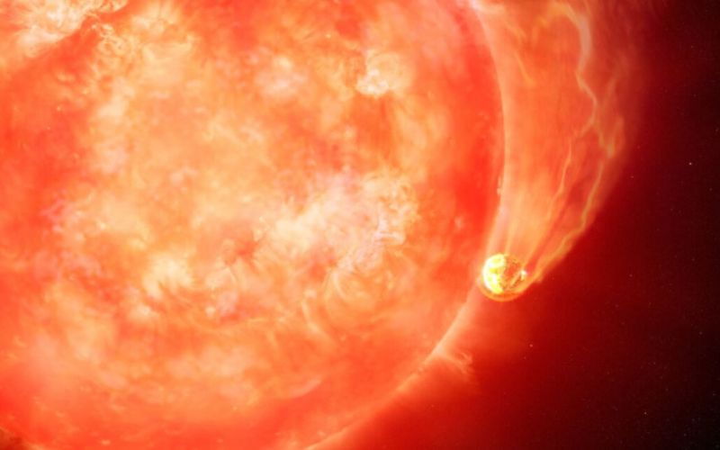 Primera observación de un planeta devorado por su estrella