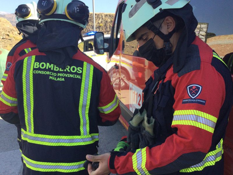 Afectadas dos mujeres tras el incendio de una vivienda en Marbella