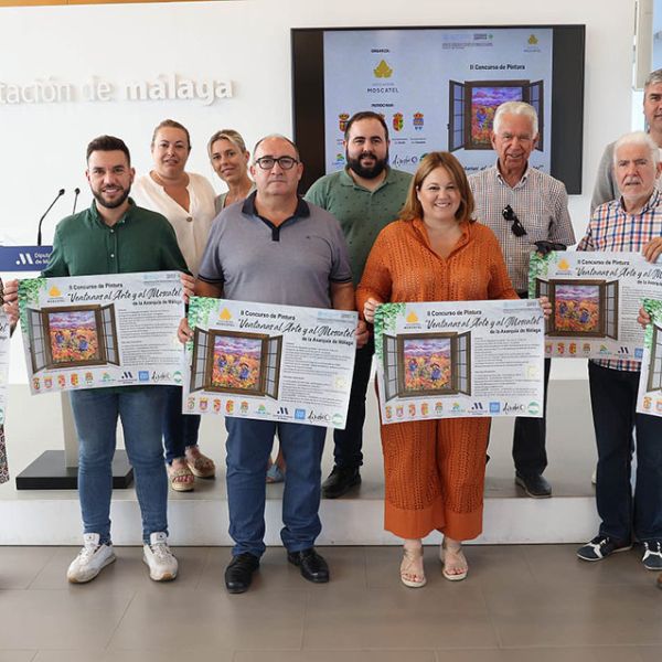 Presentada una nueva edición del concurso de pintura destinado a promocionar la pasa moscatel de la Axarquía