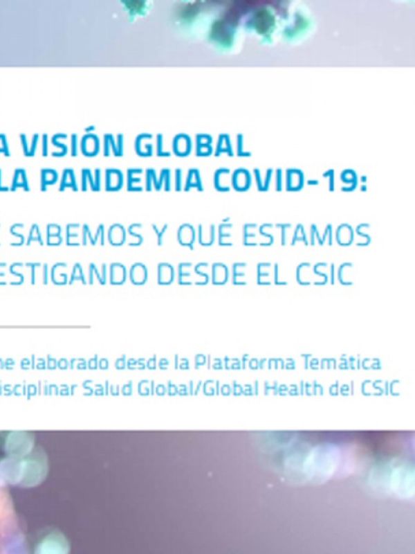 Un informe del CSIC recoge en acceso abierto los resultados de un año de investigación sobre el SARS-CoV-2