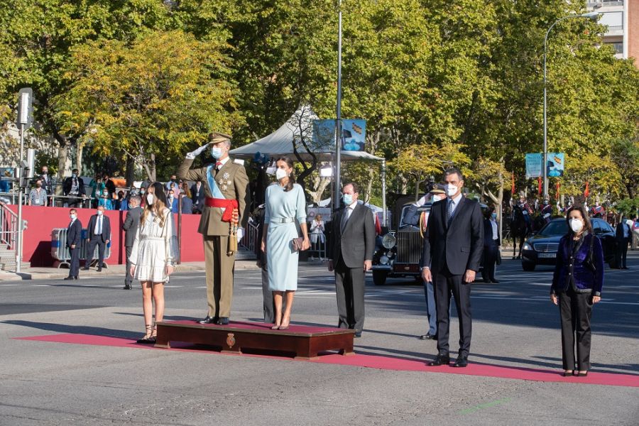Los reyes presiden el desfile por el Día de la Fiesta Nacional