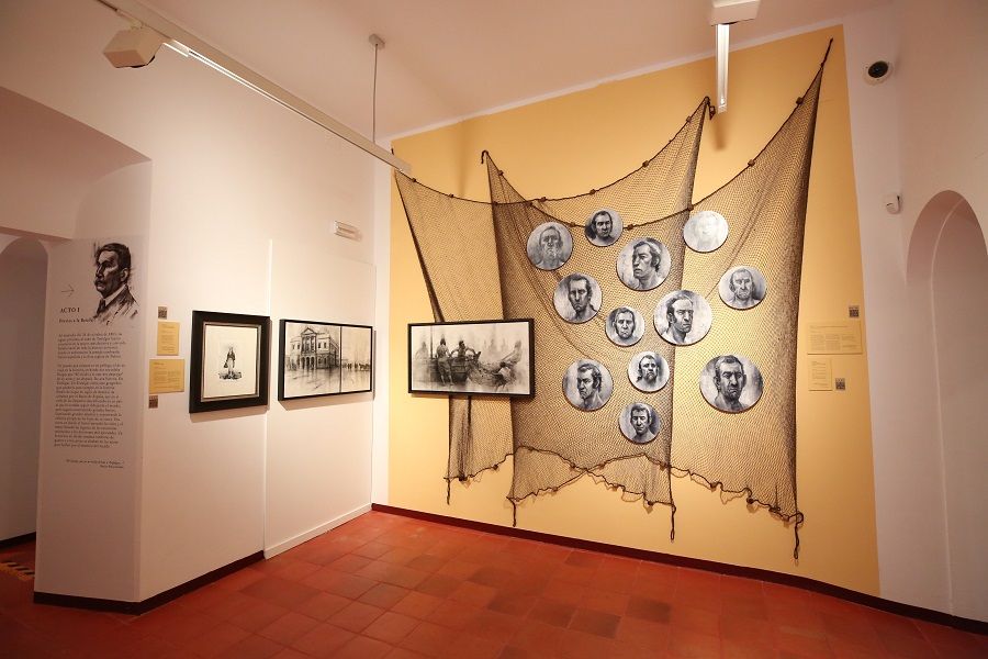 El MAD de Antequera acoge la exposición de Daniel Parra sobre la batalla de Trafalgar inspirada en el libro de Pérez Galdós
