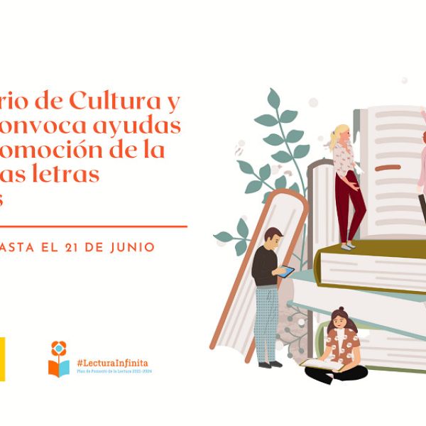 El Ministerio de Cultura convoca ayudas para la promoción de la lectura y las letras españolas, dotadas con 3,6 millones