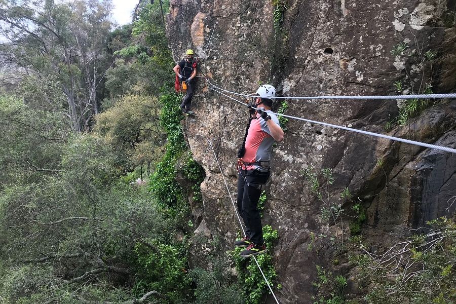 La Diputación aumenta la oferta de turismo activo de la provincia con una nueva vía ferrata en El Colmenar