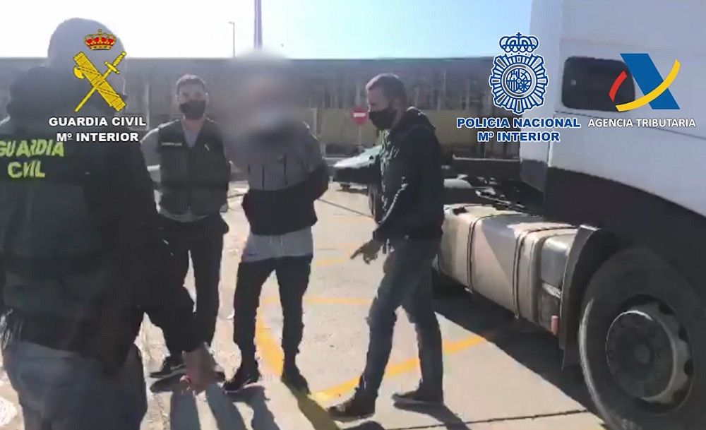 Intervenidos 450 kilogramos de cocaína en un contenedor con origen en Brasil