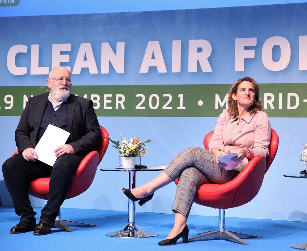 La ministra Teresa Ribera llama a aplicar sin demora soluciones eficientes para mejorar la calidad del aire en Europa