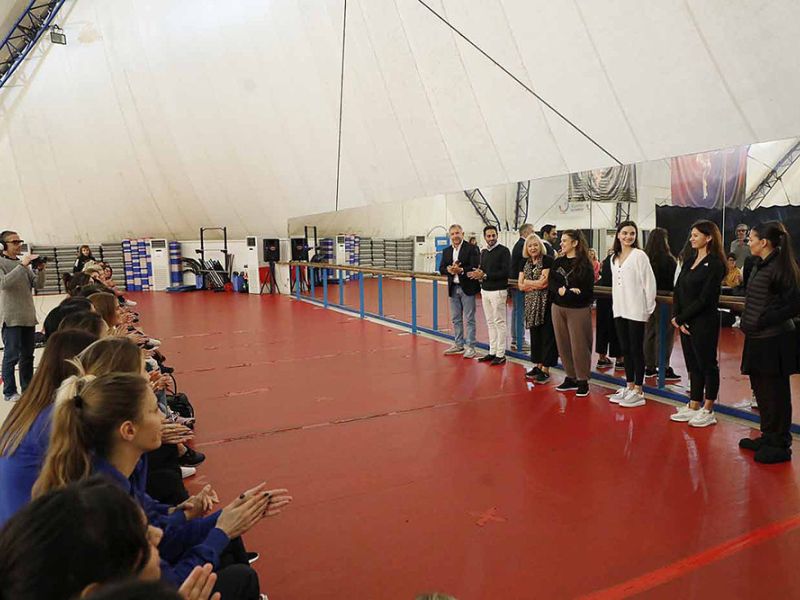 Marbella alberga durante toda esta semana el curso oficial de entrenadoras de gimnasia rítmica de la Unión Europea por quinto año consecutivo