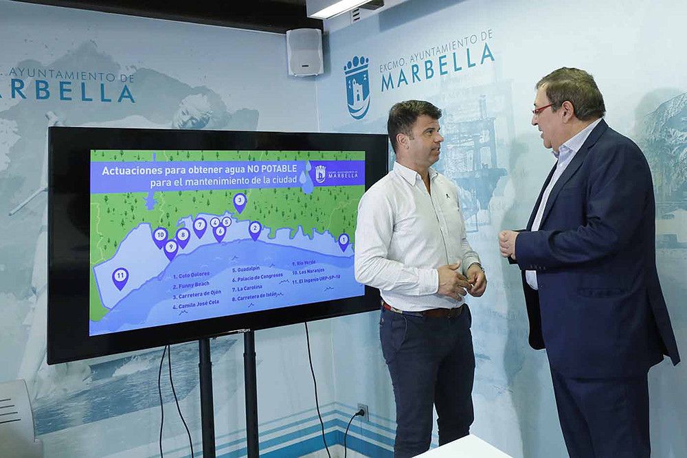 El Ayuntamiento pondrá en funcionamiento 11 pozos de agua no potable en las próximas semanas para el baldeo de calles y el riego de zonas verdes, con una inversión de 800.000 euros