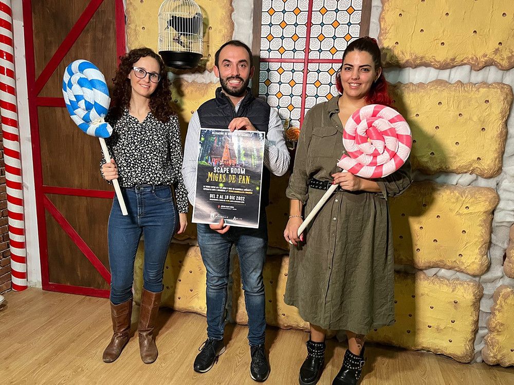 La Concejalía de Juventud oferta de forma gratuita más de 140 plazas para participar en el escape room Migas de Pan’, basado y ambientado en la historia de Hamsel y Gretel