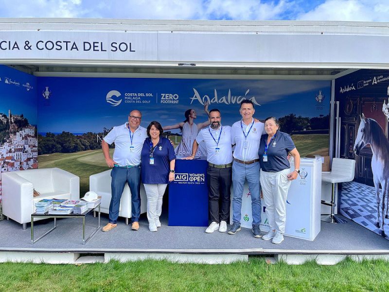 Turismo Costa del Sol patrocina el AIG Women´s Open de Londres para reforzar el posicionamiento de la provincia de Málaga en el mercado británico