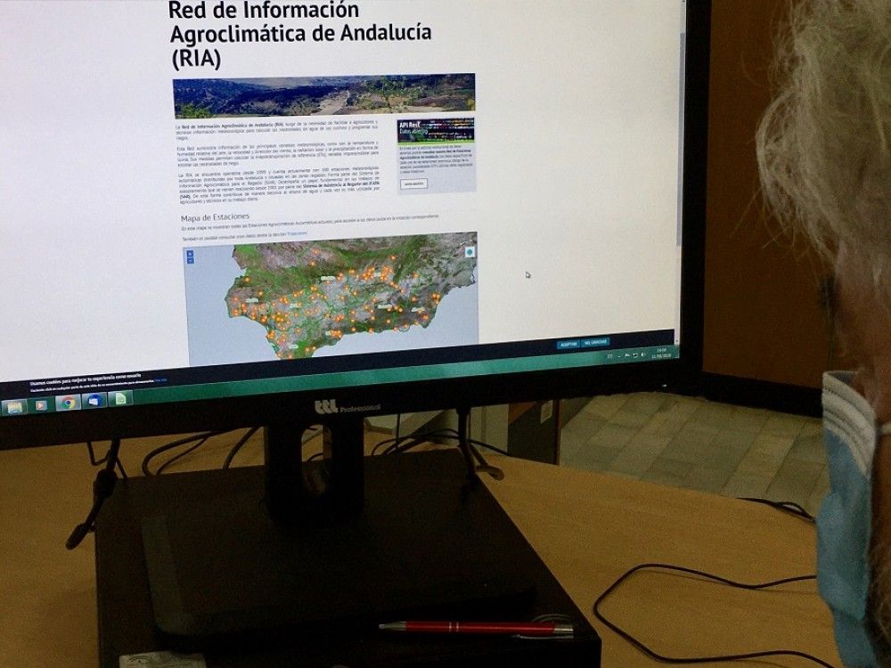 La Red de Información Agroclimática de Andalucía (RIA) avanza en materia de "open data" gracias a su nueva web