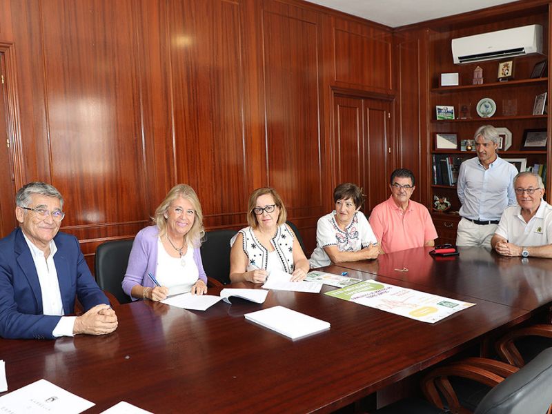El Ayuntamiento renueva los convenios de colaboración anuales con las asociaciones Sampedreña y Afisamp, dotados de una cuantía total de 50.000 euros