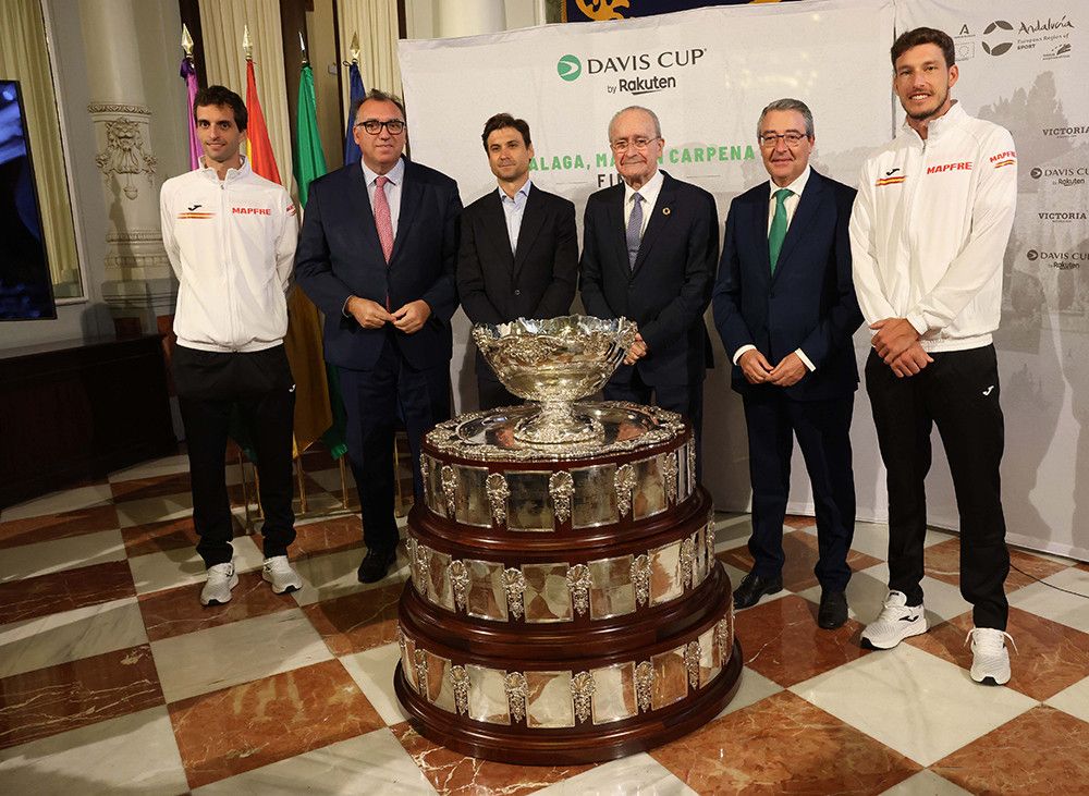 Mañana comienzan a disputarse en Málaga las finales de la "Davis Cup by Rakuten Finals 2022"