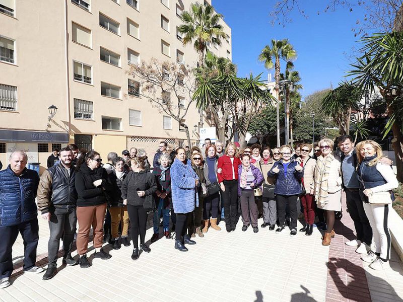 El Ayuntamiento culmina la remodelación del residencial Huerto del Cura, que estrena aparcamientos, acerado, iluminación y rampas peatonales