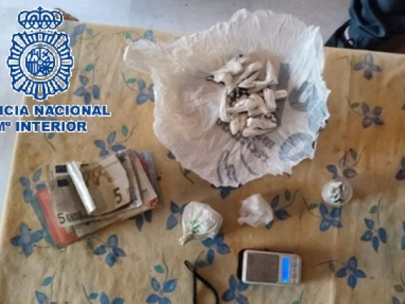 La Policía Nacional detiene a un hombre que distribuía cocaína en zonas de ocio de Torremolinos y en Arroyo de la Miel