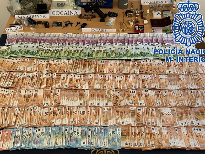 Desmantelado en Antequera un grupo criminal dedicado a la venta de droga