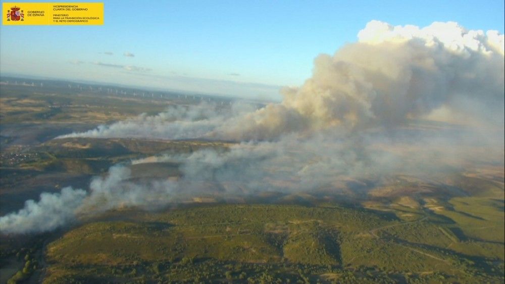 La campaña de incendios forestales arroja hasta ahora una reducción del 48% en la superficie afectada