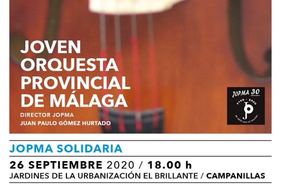 La Joven Orquesta Provincial de Málaga ofrecerá cuatro recitales gratuitos en la provincia de Málaga en el mes de septiembre