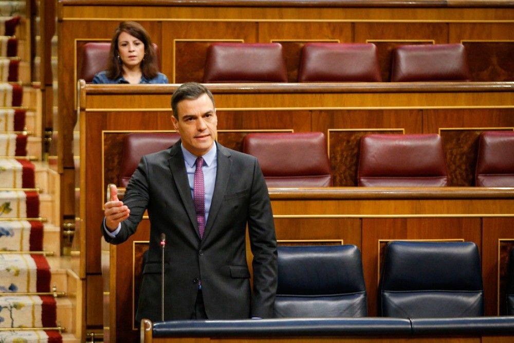 Pedro Sánchez destaca que el ingreso mínimo vital protegerá a quienes más están sufriendo la crisis del COVID-19