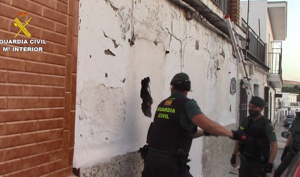 La Guardia Civil detiene a 36 personas por cultivo y tráfico de marihuana en dos operaciones en Córdoba y Cádiz