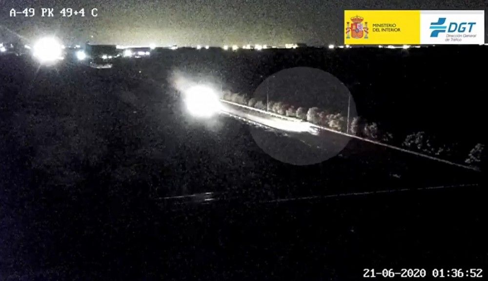 La Guardia Civil detiene al conductor que circuló 25 kilómetros por la autopista AP-49 en sentido contrario