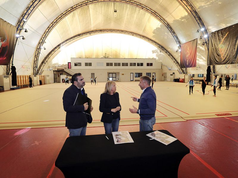 El Ayuntamiento impulsará la reforma y modernización del Centro de Tecnificación Deportiva de Gimnasia Rítmica para convertirlo en referente en Europa