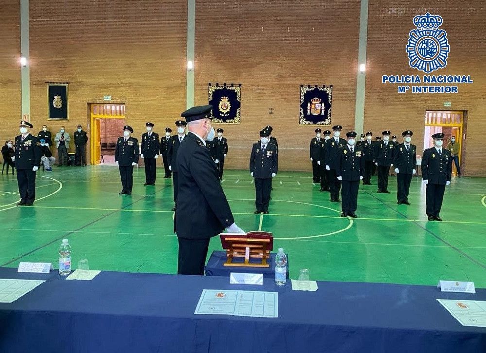 Juran el cargo en la Comisaría Provincial de Málaga 21 agentes de la XXX promoción de Oficiales de la Policía Nacional
