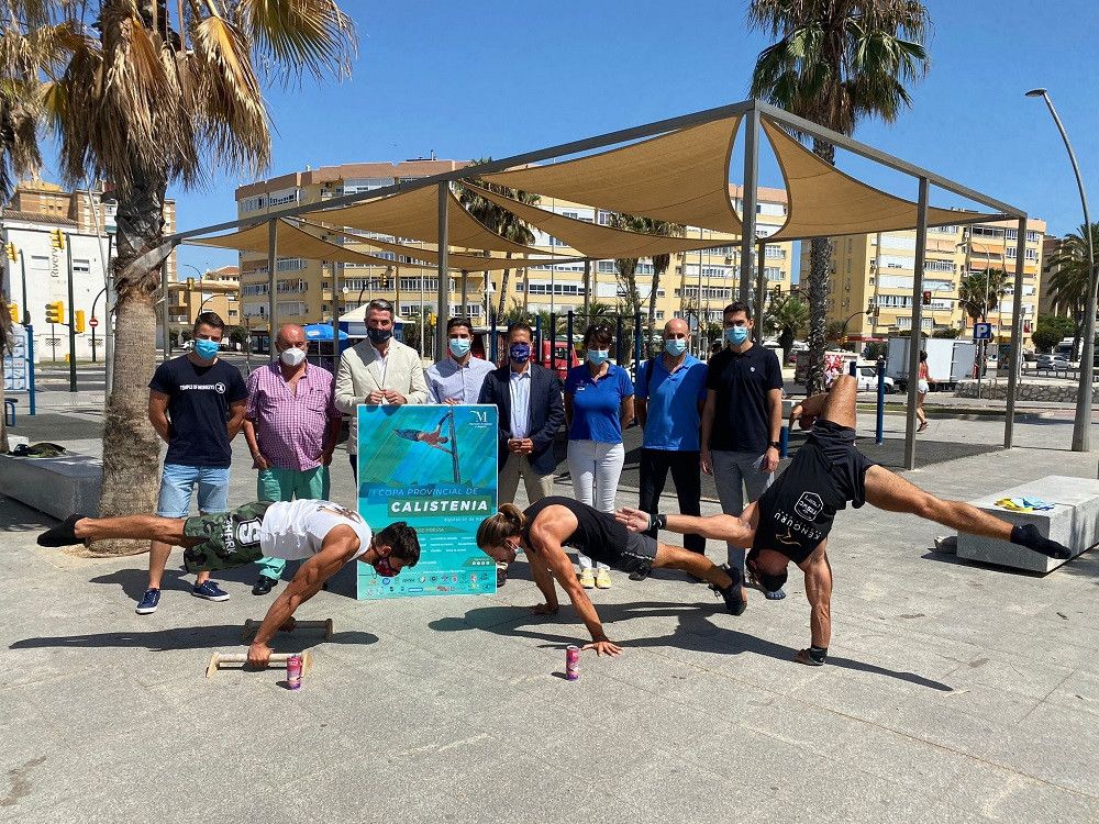 Nace la Copa Provincial de Calistenia Diputación de Málaga para impulsar este deporte en los gimnasios al aire libre de la provincia