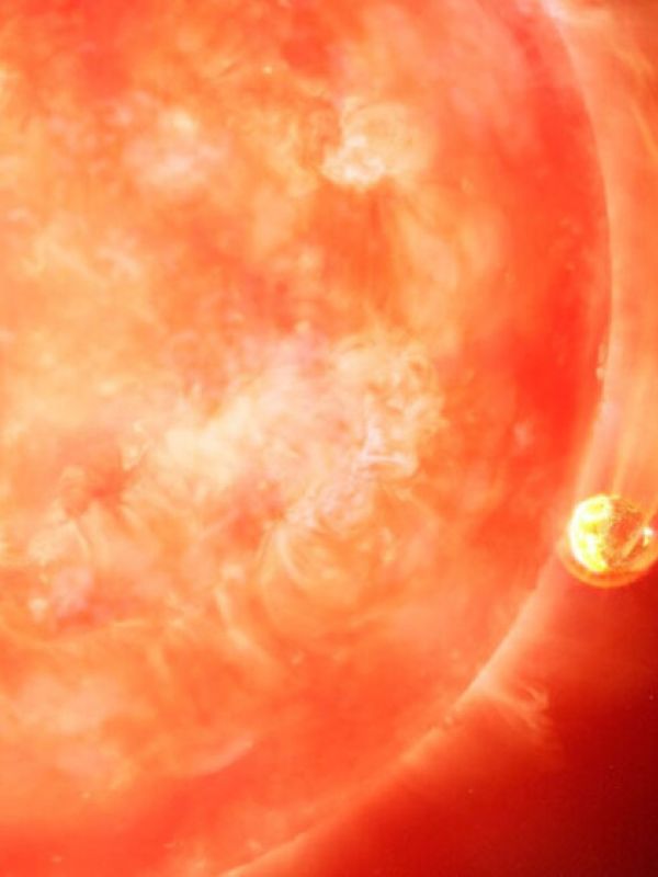 Primera observación de un planeta devorado por su estrella