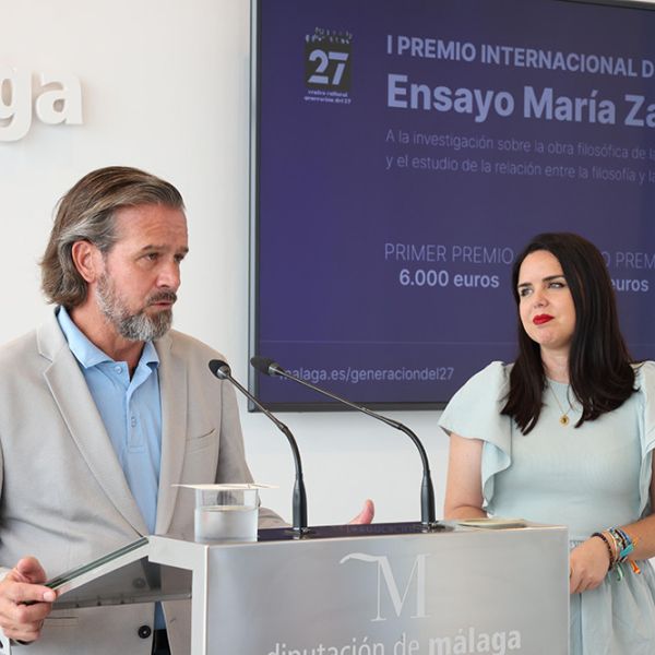 La Diputación convoca el I Premio Internacional de Ensayo María Zambrano