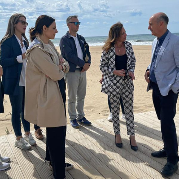 Rocío Díaz destaca la recuperación del patrimonio cultural del Real de la Almadraba de Nueva Umbría