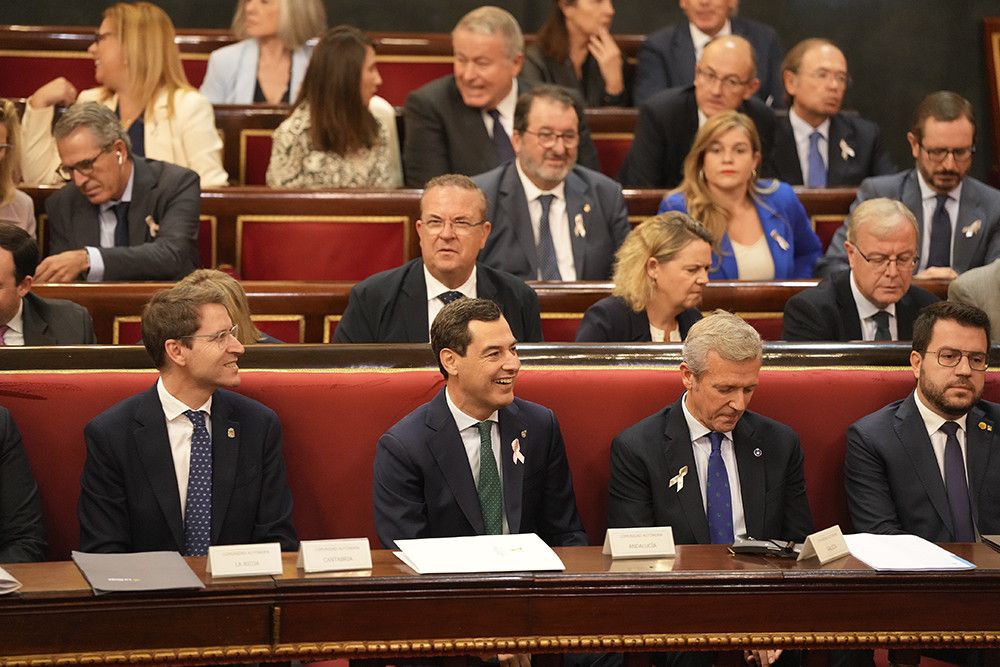Moreno Bonilla responde en el Senado a Pere Aragonès que "ningún español es más importante que otro"