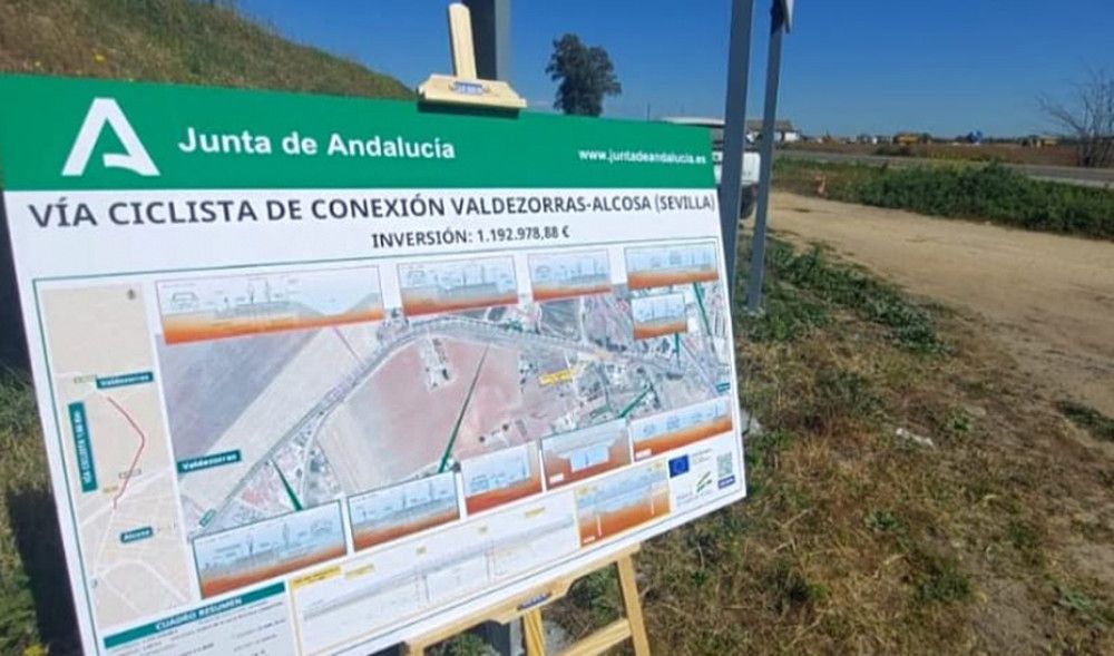Comienza la obra del carril bici que unirá Valdezorras y el Parque Alcosa en Sevilla