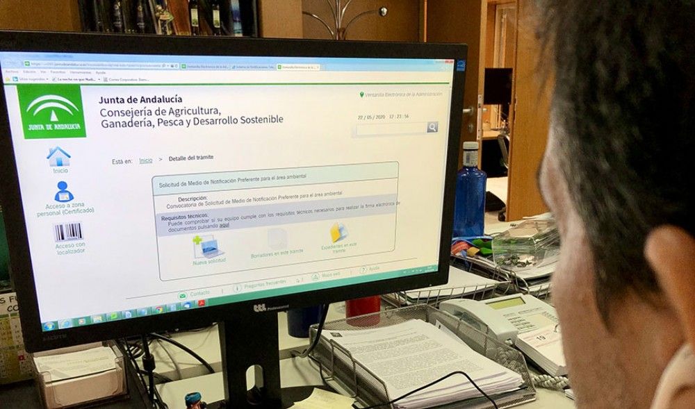 El Gobierno andaluz pone en marcha la plataforma Notific@ para agilizar los trámites ambientales