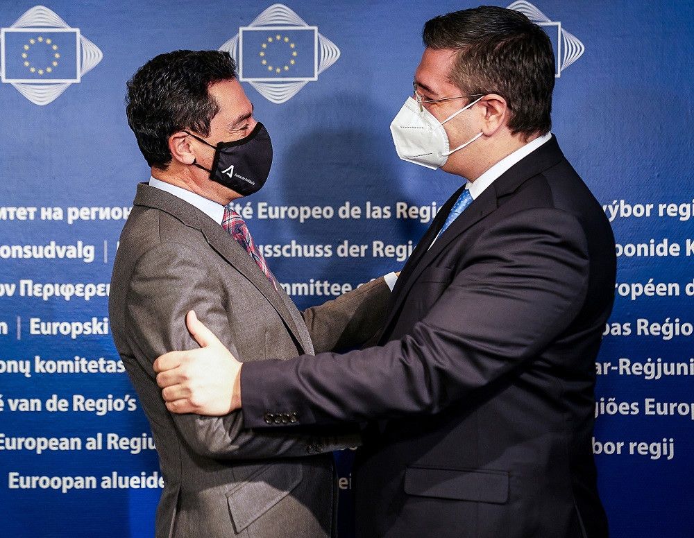El presidente andaluz defiende en Bruselas mayor participación de las comunidades autónomas en los fondos europeos
