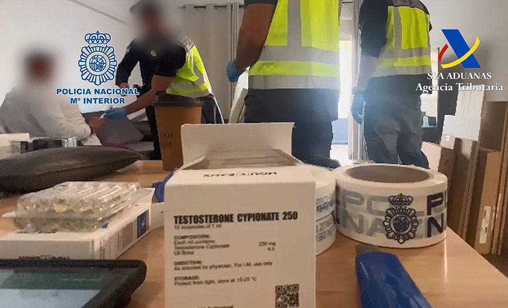 Desarticulada una organización criminal dedicada al tráfico de sustancias anabolizantes ilegales