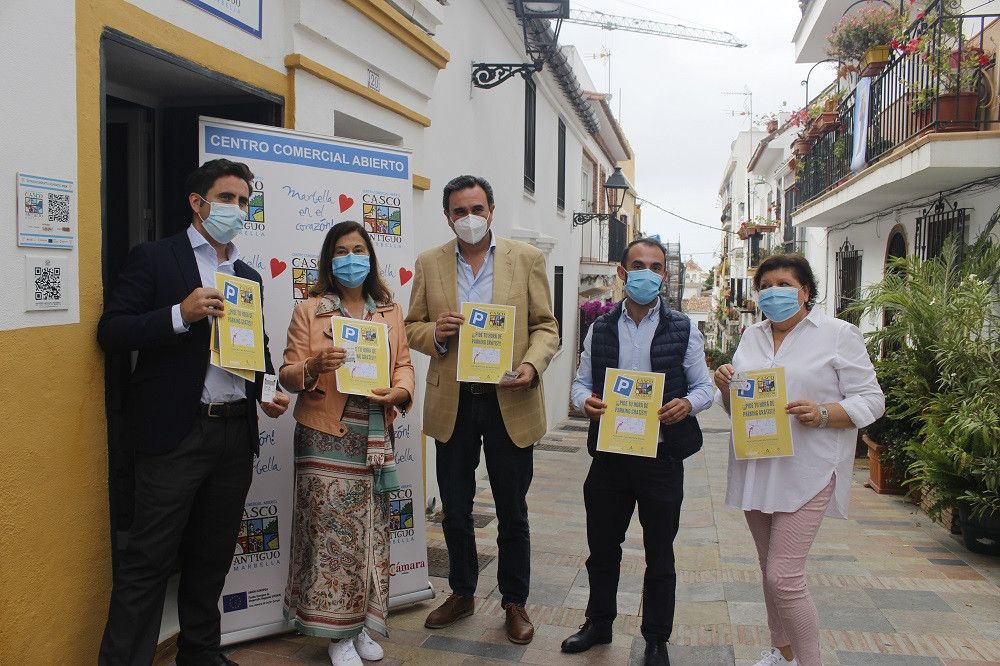 Los clientes de los comercios del Casco Antiguo de Marbella disfrutarán de una hora de estacionamiento gratuita en el parking del Mercado por compras superiores a diez euros