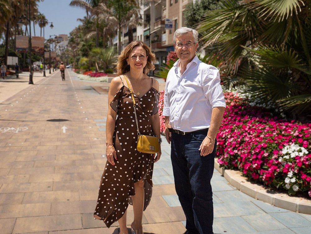 Primera visita de la delegada del Gobierno andaluz a Estepona tras la constitución del Ayuntamiento