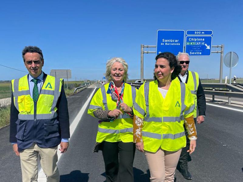 La Junta finaliza con dos meses de antelación la reparación de la autovía de Chipiona a Jerez