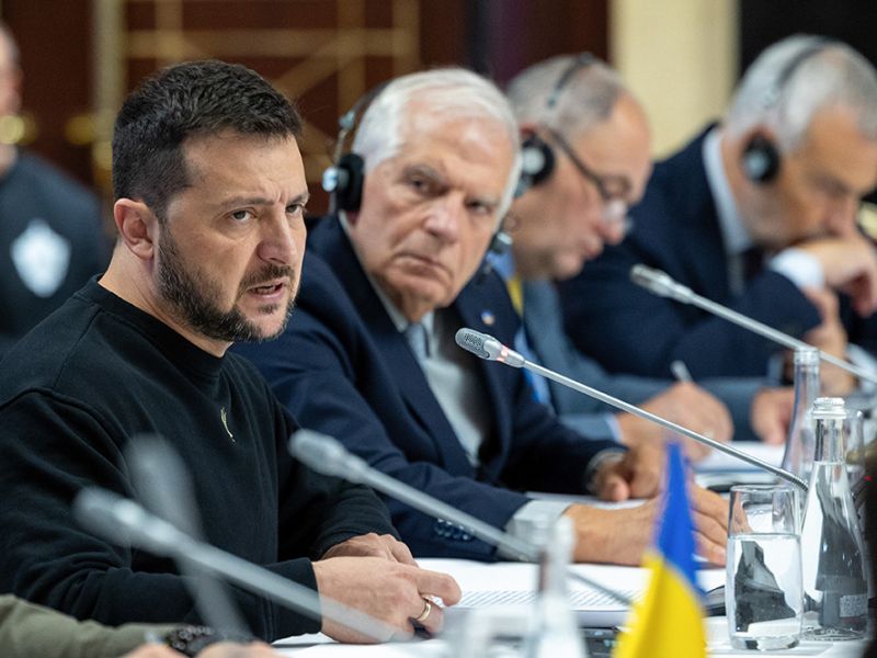 Los ministros de Exteriores de la UE se reúnen en Kiev como "gesto de apoyo" a Ucrania tras el cierre de la ayuda norteamericana