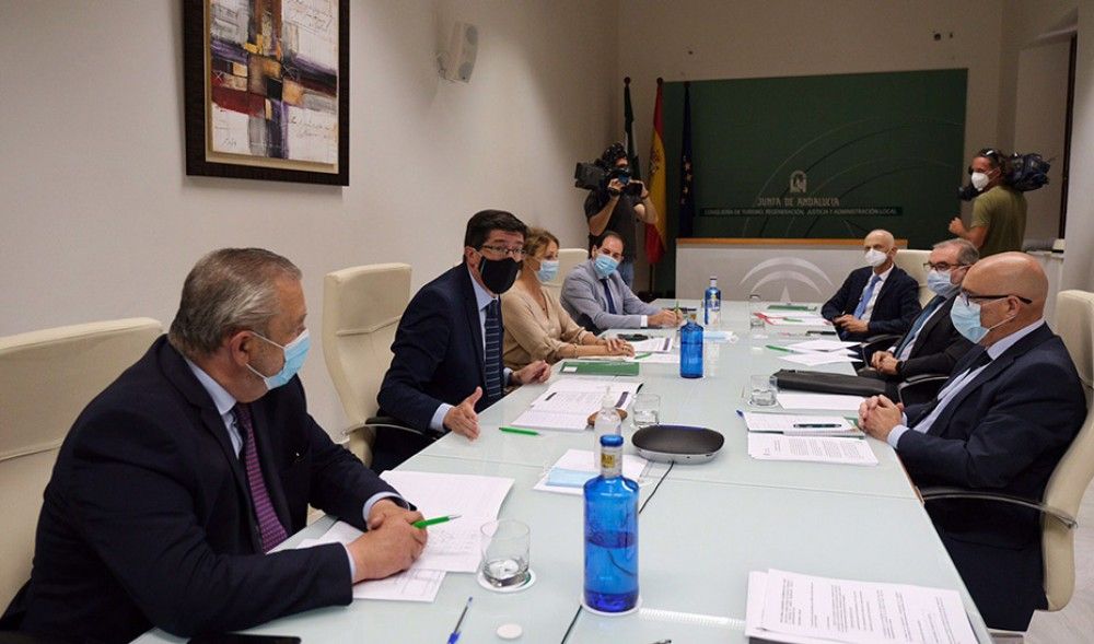 El vicepresidente andaluz confirma la puesta en marcha de cuatro nuevos juzgados en Andalucía por el Covid-19