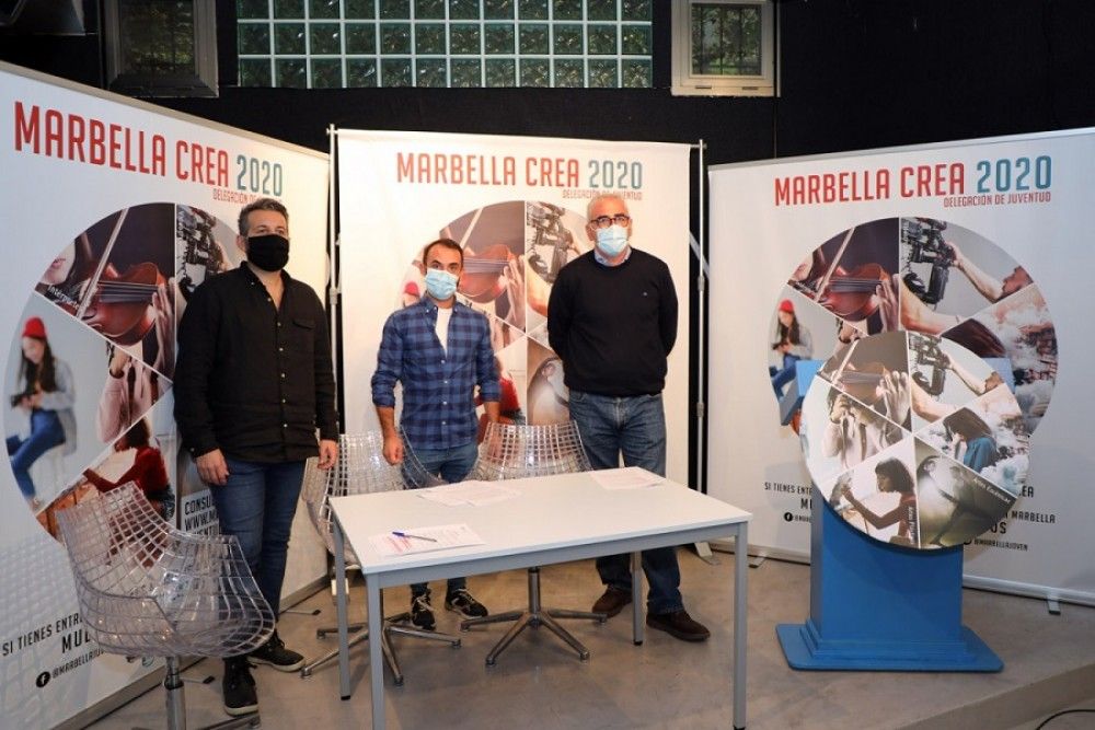 El Ayuntamiento pone en marcha el programa Marbella Crea 2020 con seis muestras artísticas para participar "online" en su decimoprimera edición